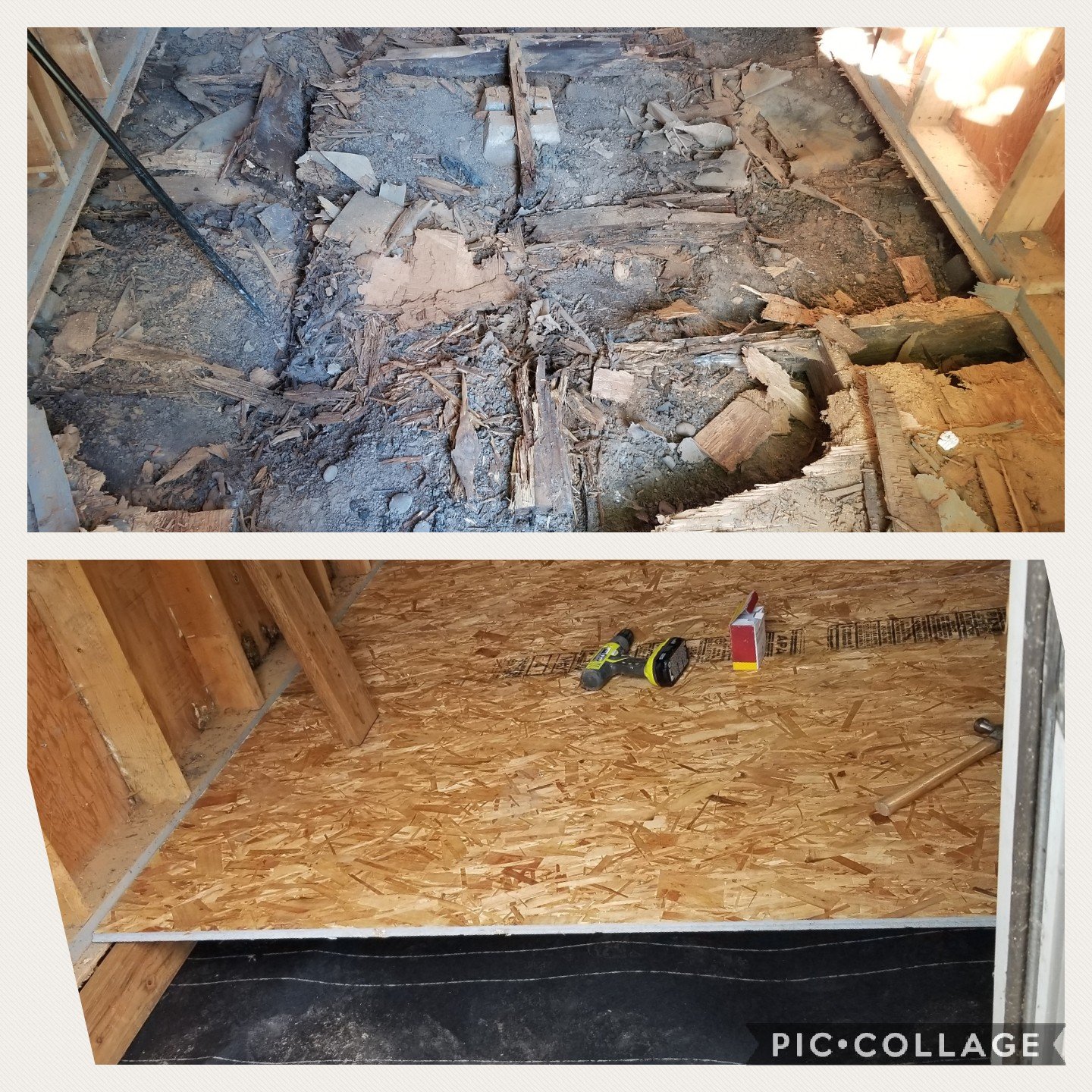 Shed Floor Replacement Hedgehog Home Services Llc
