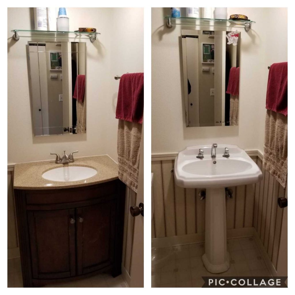 Vanity And Medicine Cabinet Replacement Hedgehog Home Services Llc