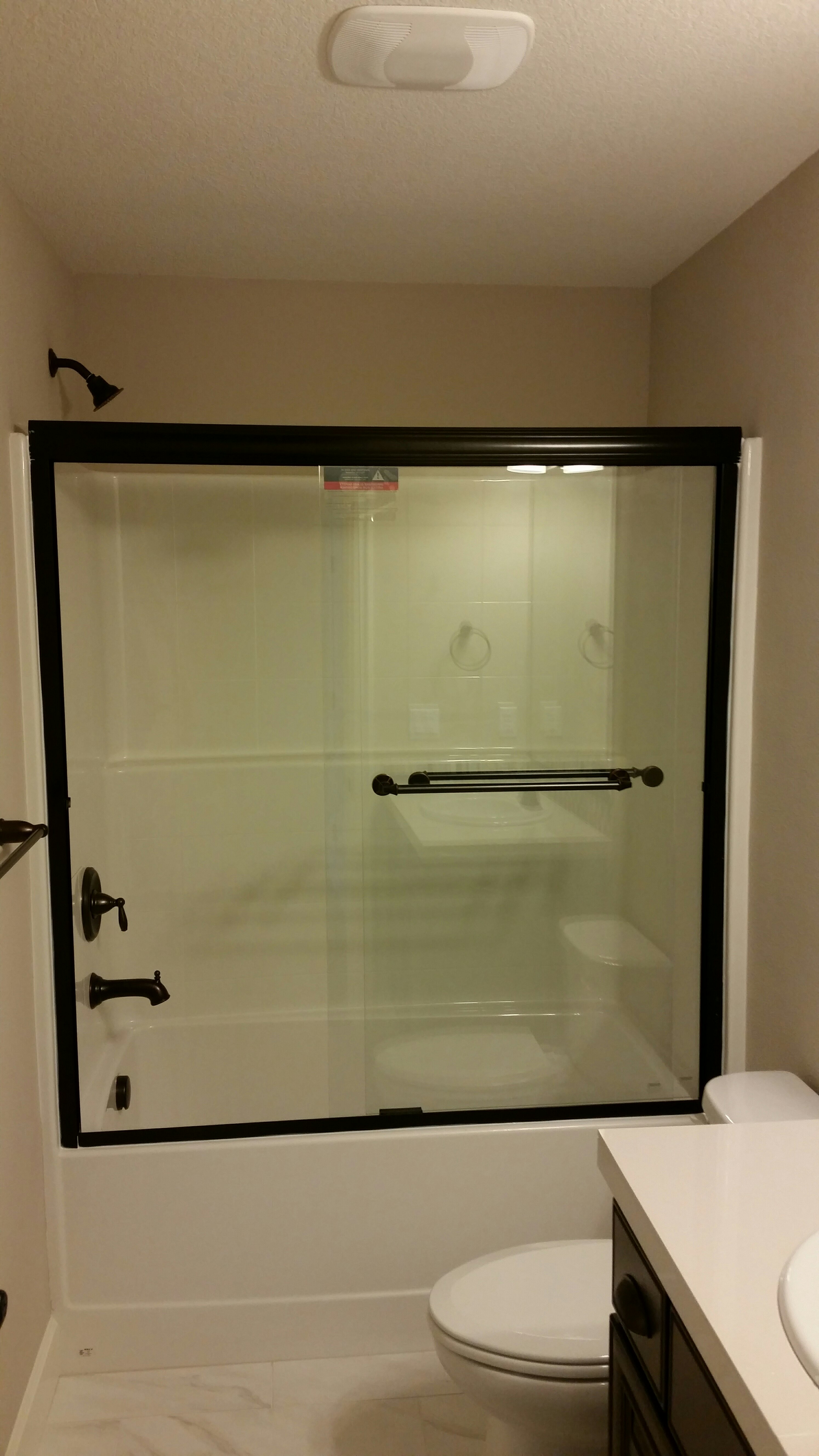 Over tub shower doors - Hedgehog Home Services, LLC