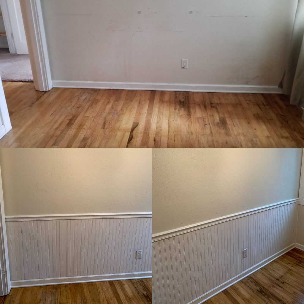 Wainscoting and chair rail installation Hedgehog Home Services, LLC