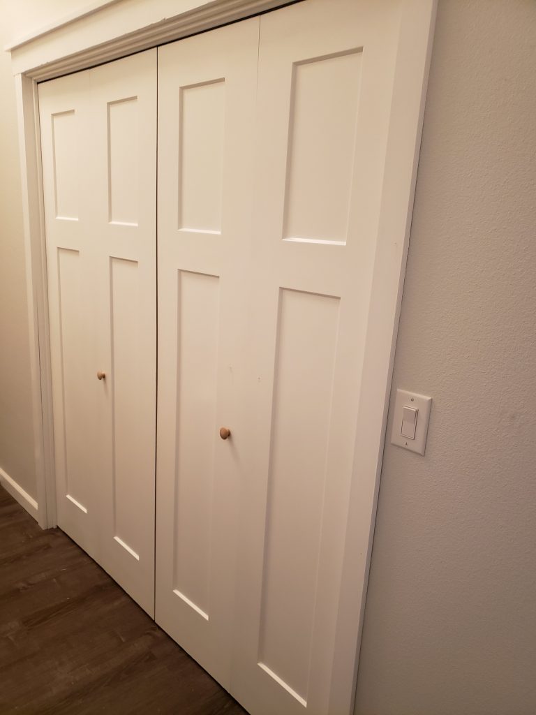 Bifold Closet Door Installation Hedgehog Home Services, LLC