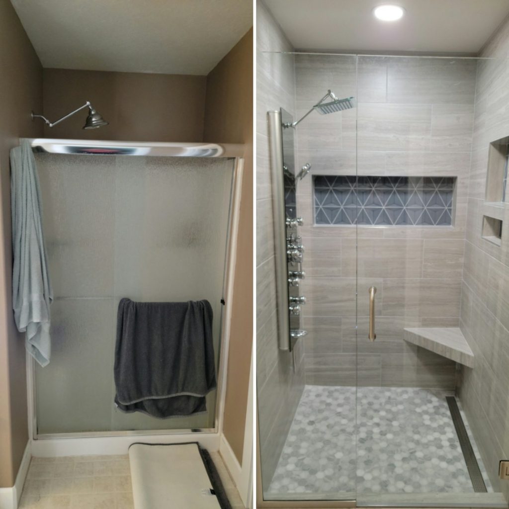 Shower Tile Installation Service Hedgehog Home Services Llc 5786