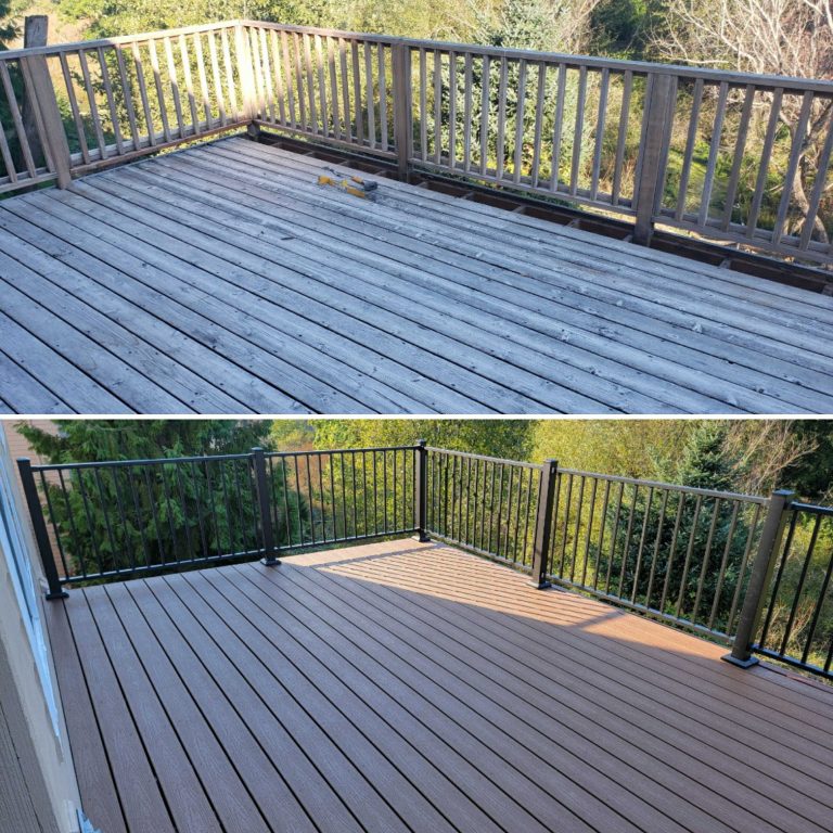 Replace deck with Trex and replace railing Hedgehog Home Services, LLC